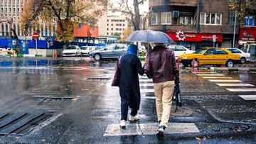 بارش باران و رعدوبرق در تهران و چند استان تا یکشنبه / رگبار و وزش باد شدید در راه پایتخت